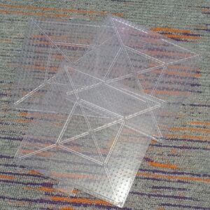 Transparent Pegboard Set for Perler (×4)